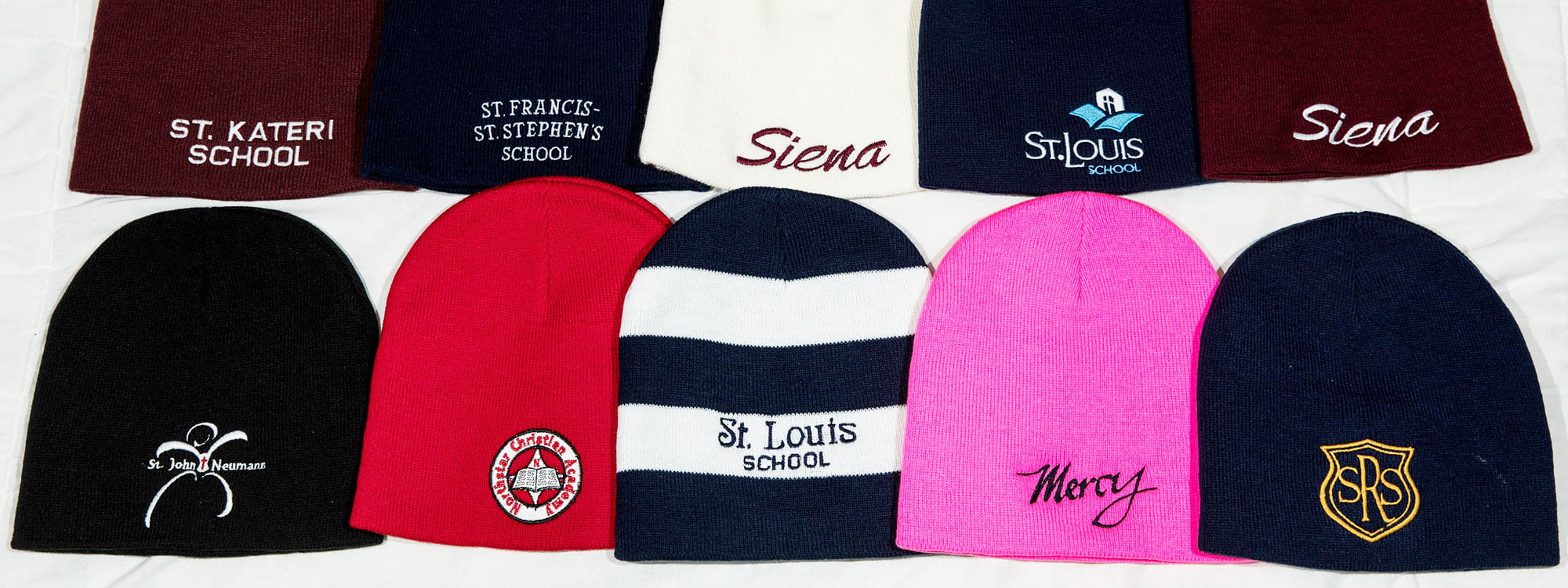 Stitchworks school uniforms embroidery Rochester